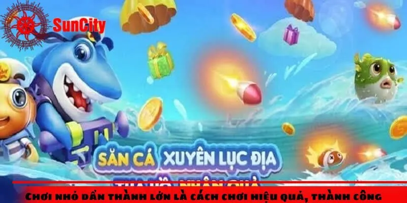 Chơi nhỏ dần thành lớn là cách chơi hiệu quả, thành công
