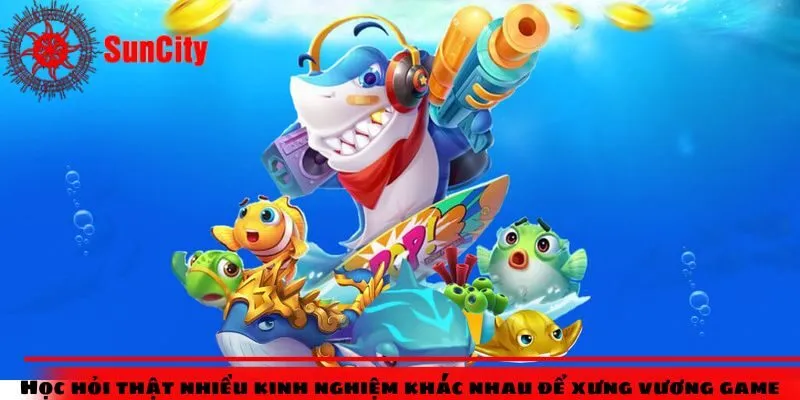 Học hỏi thật nhiều kinh nghiệm khác nhau để xưng vương trong game