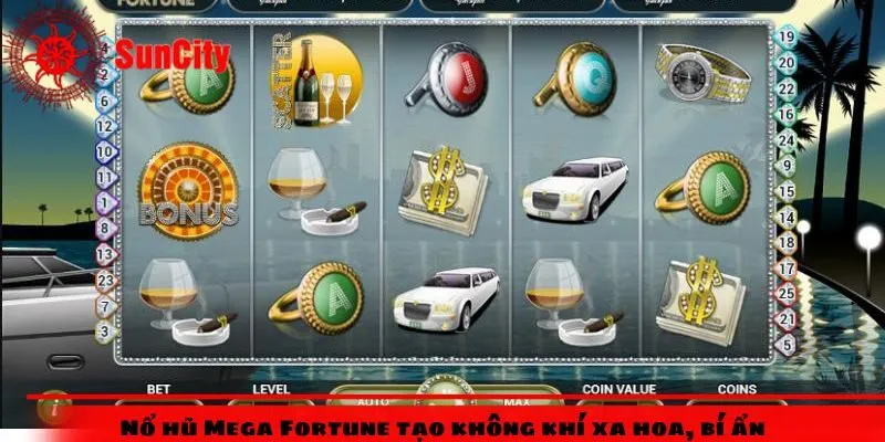 Nổ hũ Mega Fortune tạo không khí xa hoa, bí ẩn