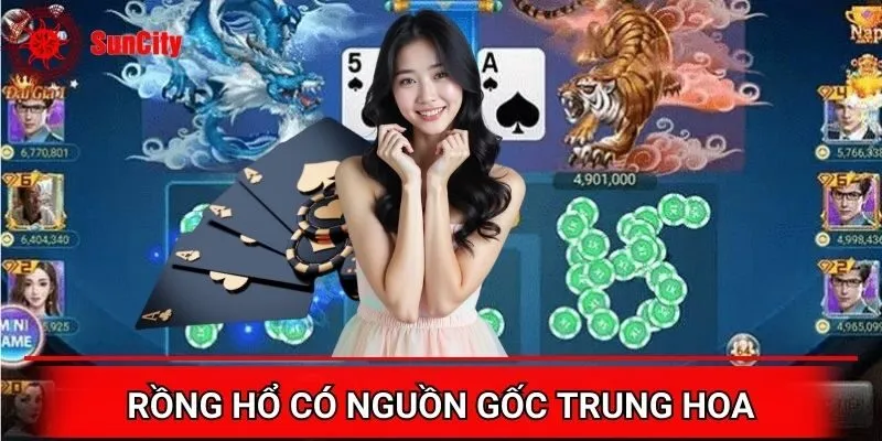 Trò chơi Rồng Hổ có nguồn gốc từ Trung Hoa với luật lệ đơn giản